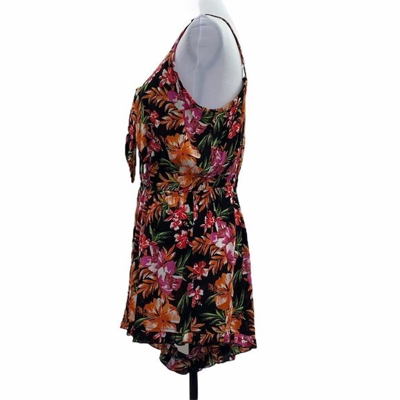 MOSSIMO Supply Co Tropical Floral Romper Size Xl - Picture 3 of 13